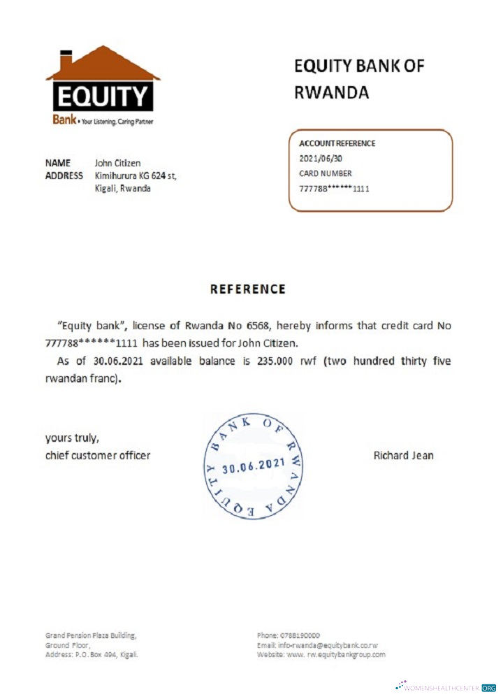 Download Rwanda Equity reference Photoshop template